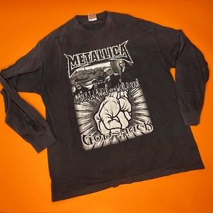 Vintage Metallica World Tour long sleeve Tee